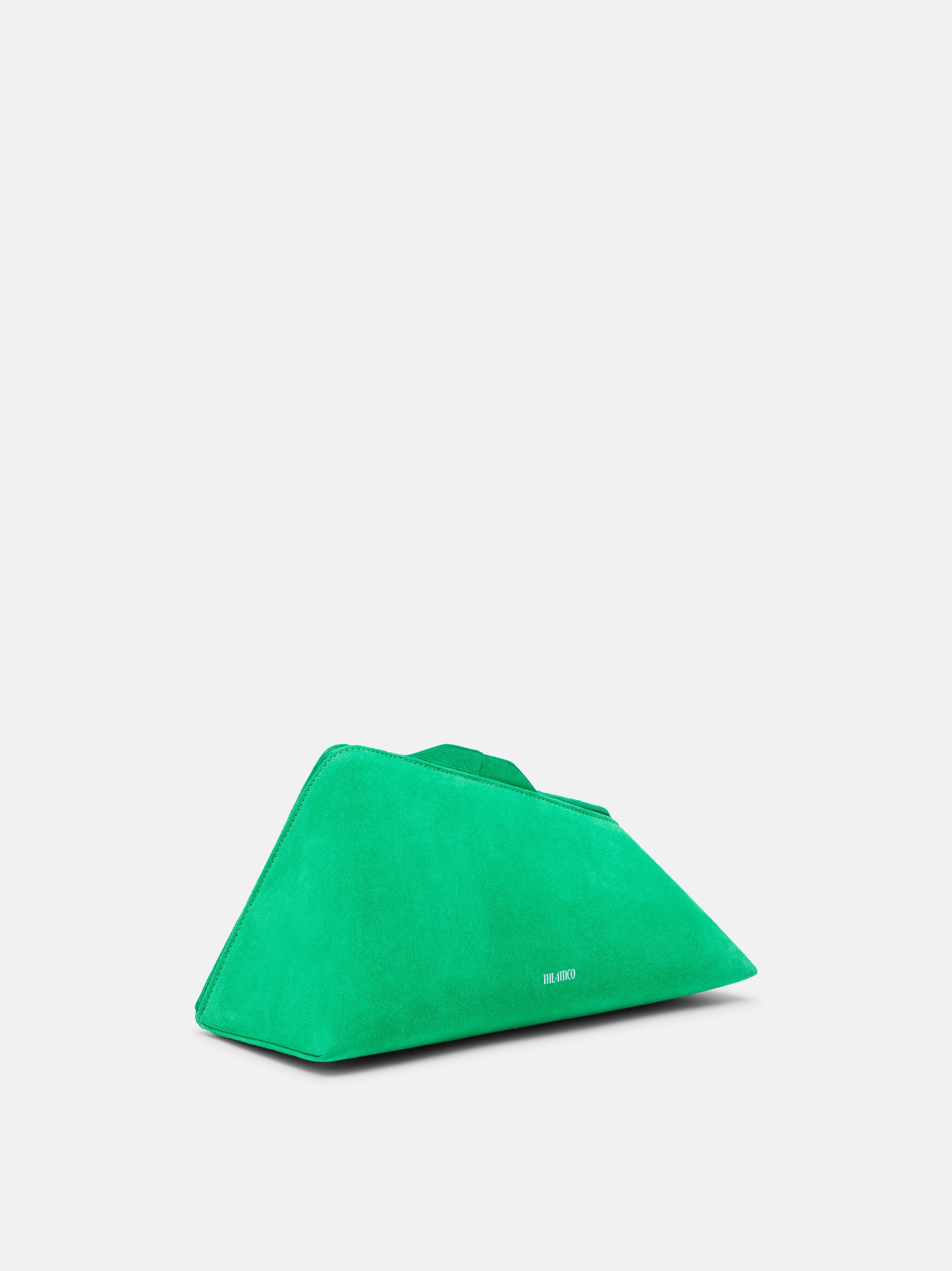 ''8.30PM'' FLUO GREEN OVERSIZED CLUTCH - 2