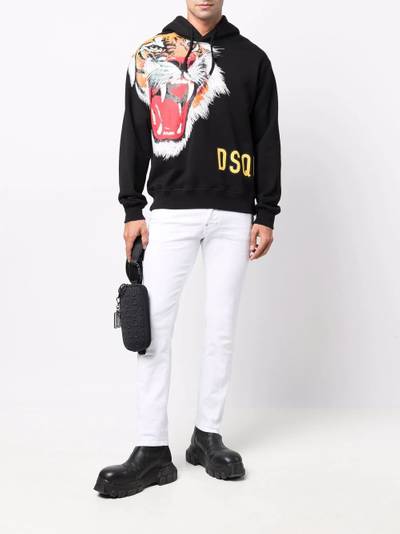 DSQUARED2 mid-rise straight-leg jeans outlook