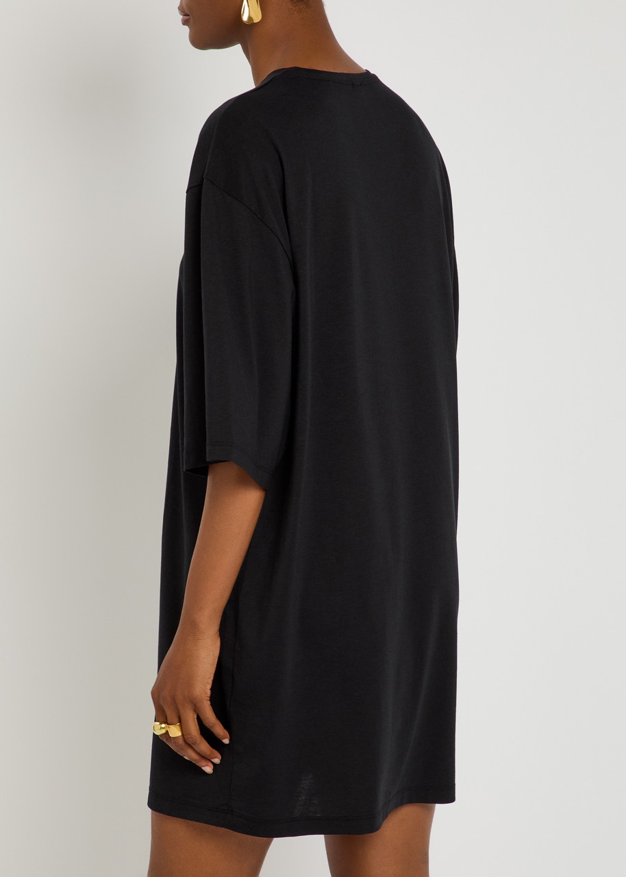 Toteme Lyocell-blend Mini T-shirt Dress - 3