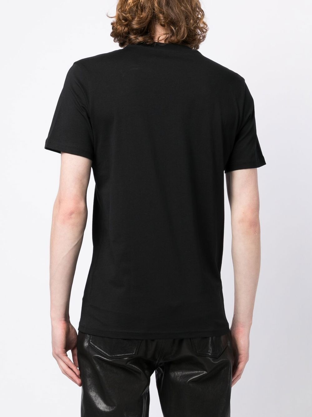 logo print cotton T-shirt - 4