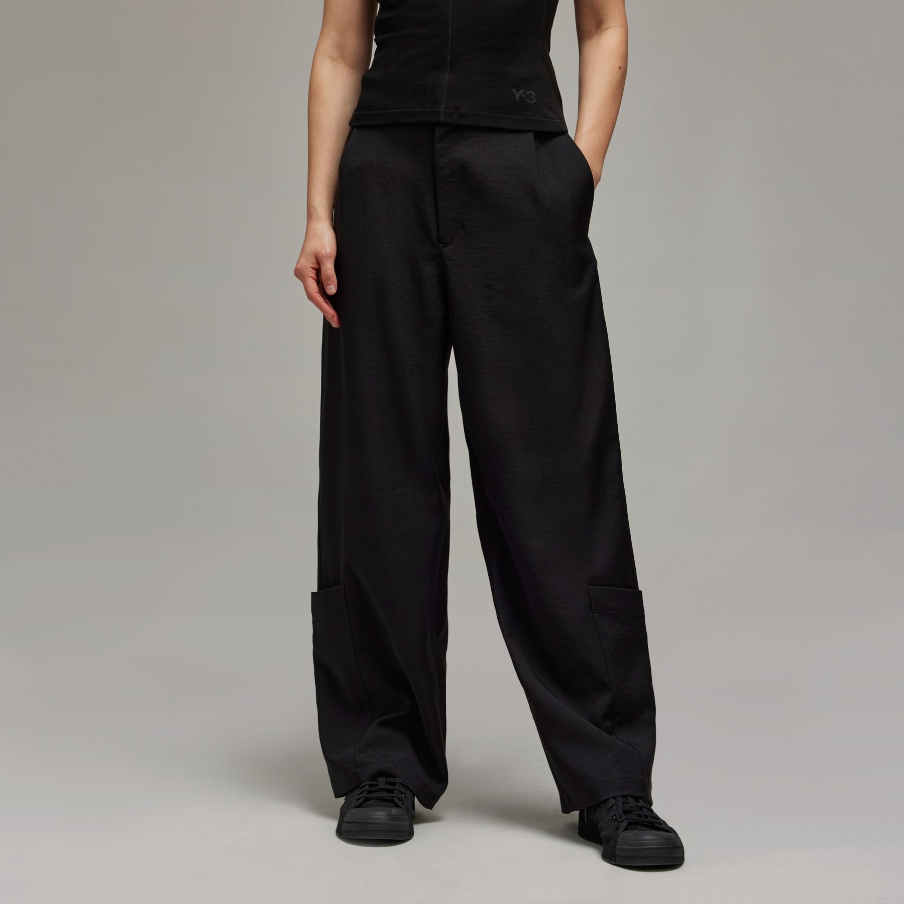 Y-3 Sport Uniform Wide Leg Pants - 2