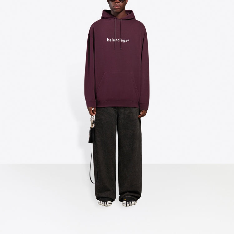 Men's Balenciaga SS21 Logo Purple 570811TJVA35182 - 6