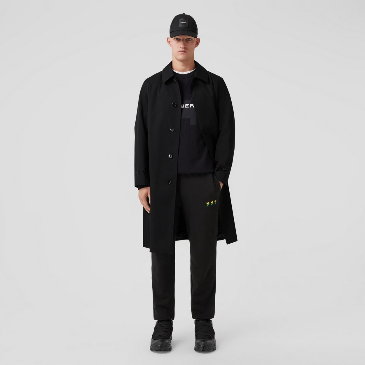 Monogram Motif Cotton Gabardine Car Coat - 7