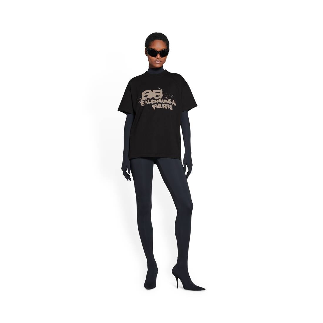 ●送料込●BALENCIAGA●Hand Drawn Medium Fit Tシャツ Balenciaga Hand-Drawn T-Shirt Medium Fit | Saks Fifth Avenue
