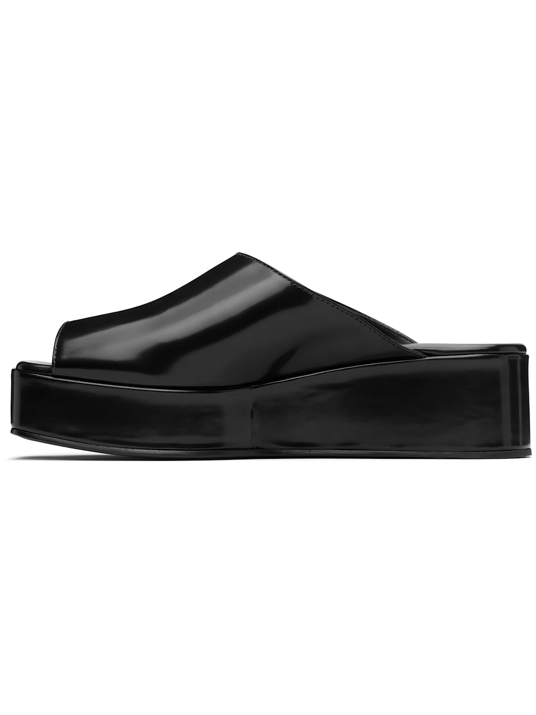 Black Emi Flatform Sandals - 3