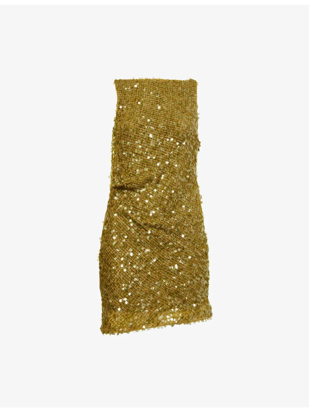 Cabine Boatneck Sequin Woven Mini Dress - 1