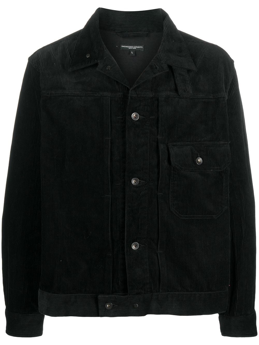 corduroy shirt jacket - 1