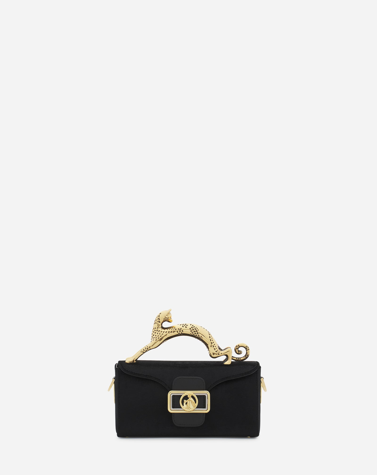 NANO PENCIL CAT BAG IN VELVET - 1