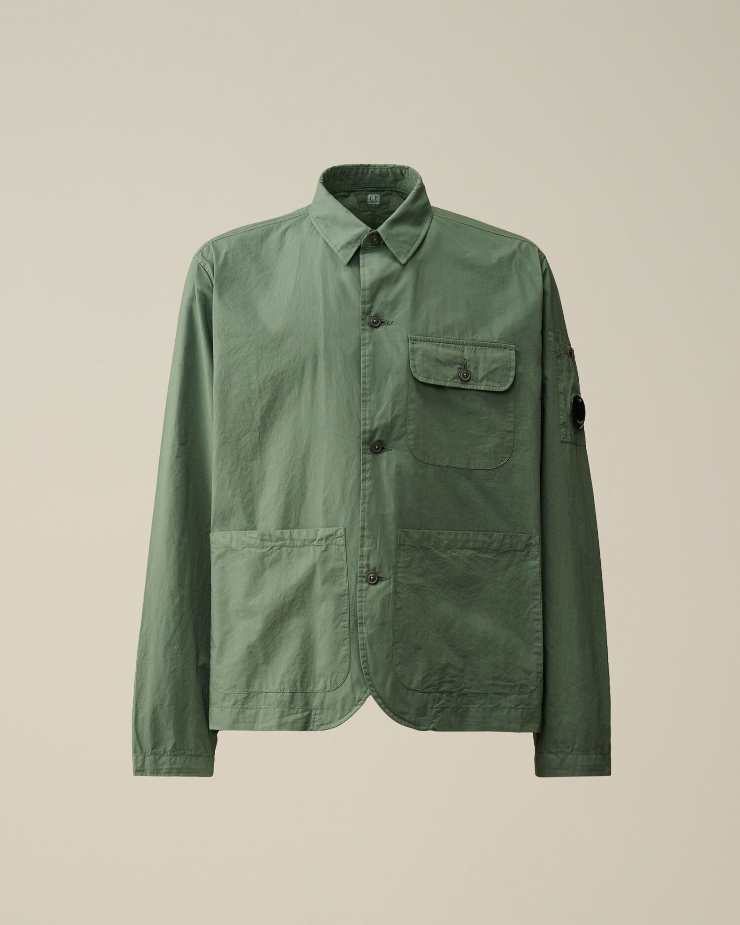 Cotton Popeline Workwear Shirt - 1