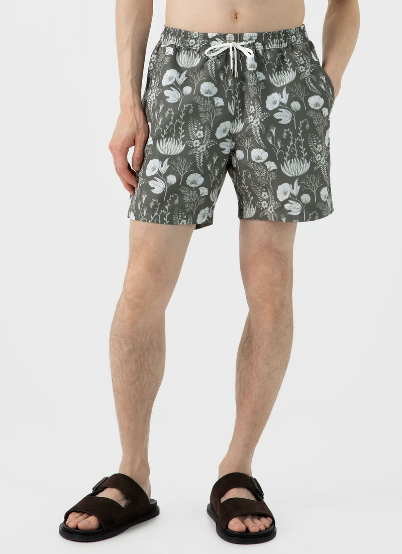 Sunspel Leaf Print Swim Short outlook