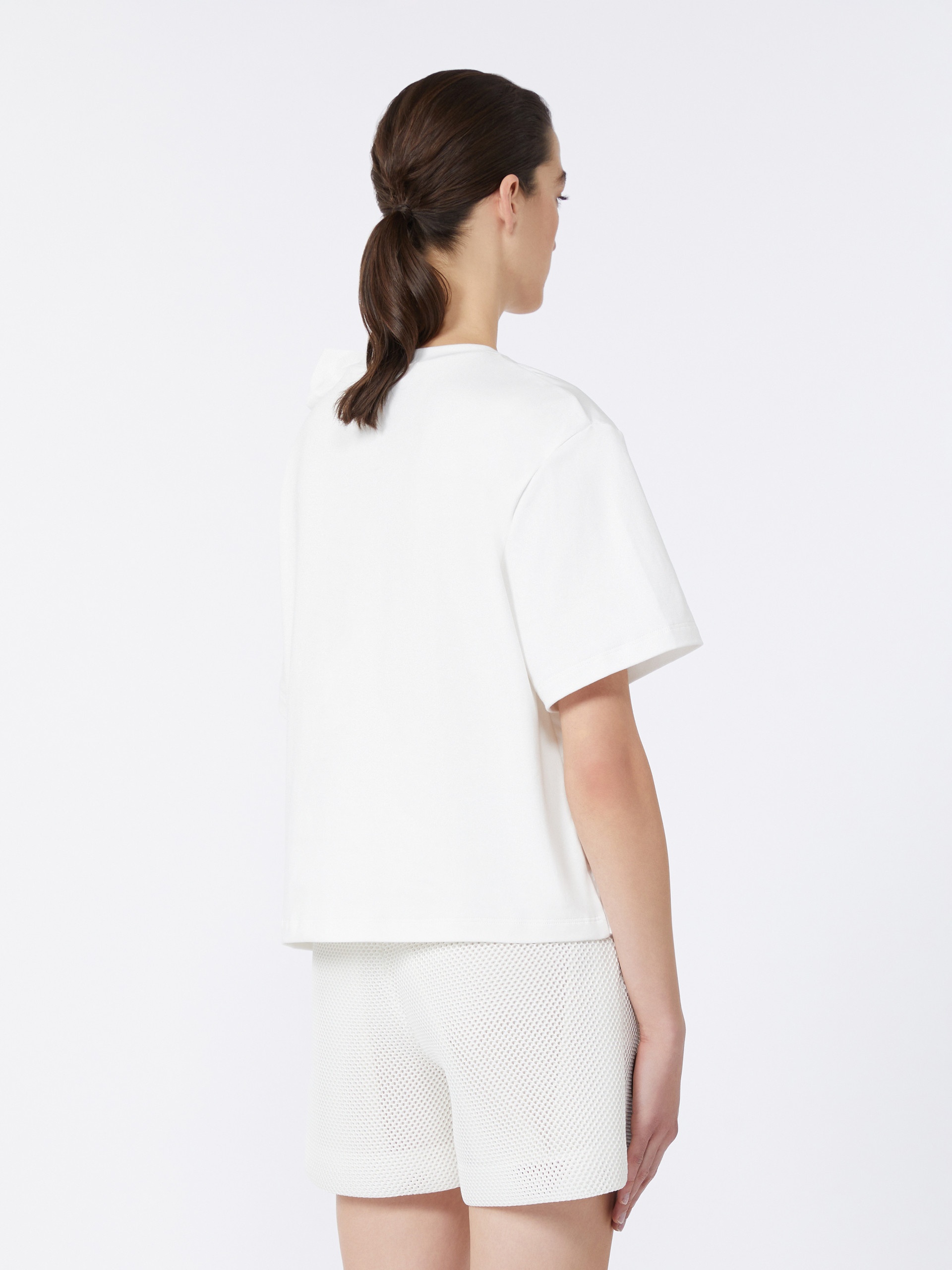 COLLE Jersey T-shirt with maxi bow - 4