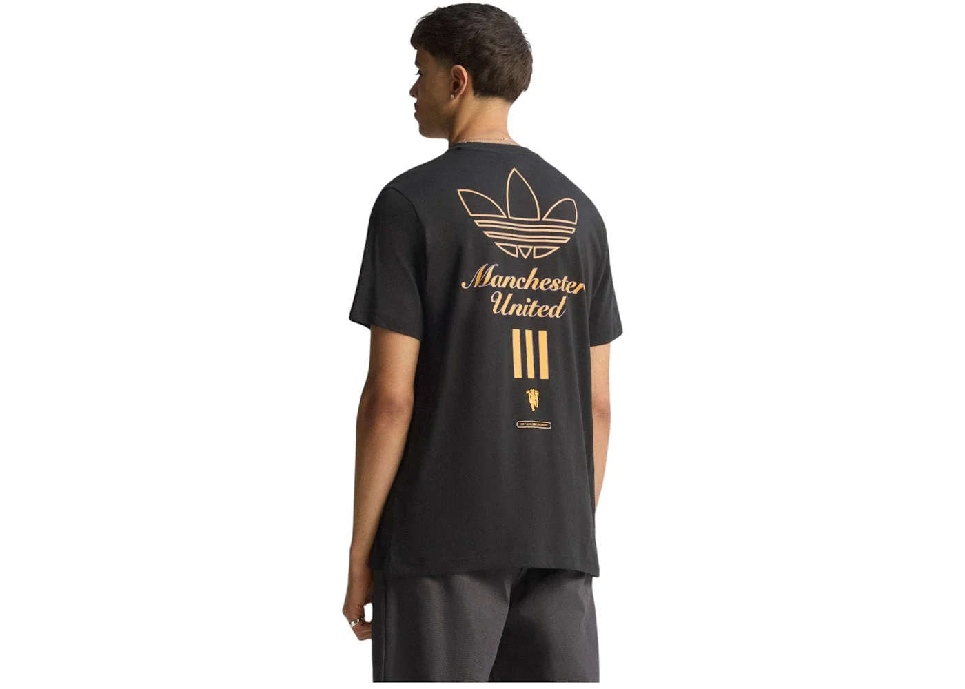 adidas Terrace Icons Graphic T-Shirt Manchester United Black - 1