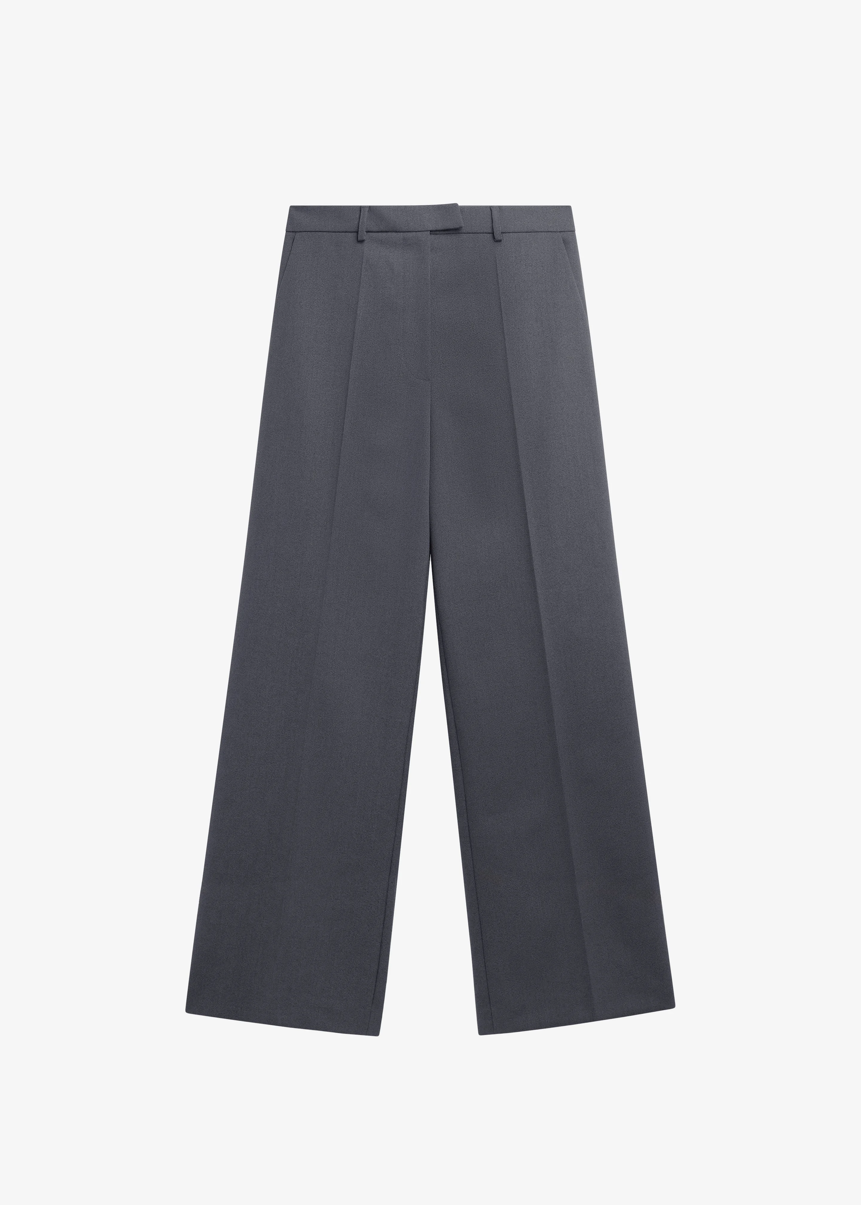 Brickell Flannel Trousers - Grey Melange - 1