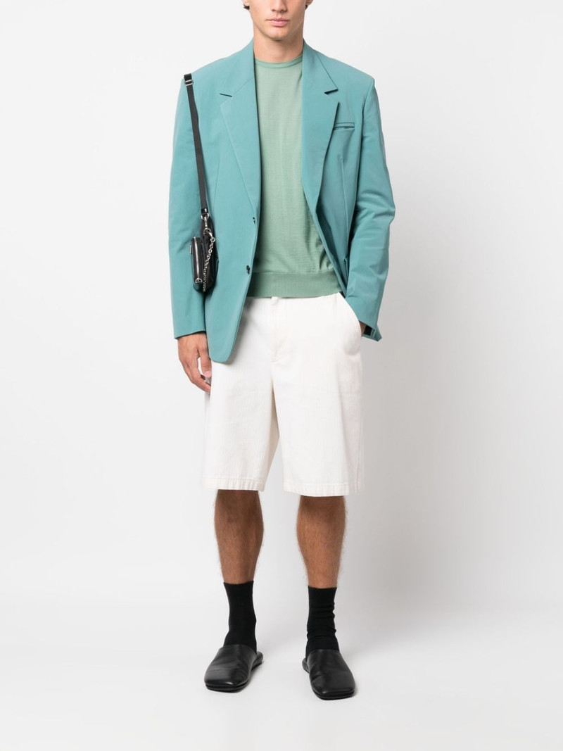 Prada round neck virgin-wool jumper outlook