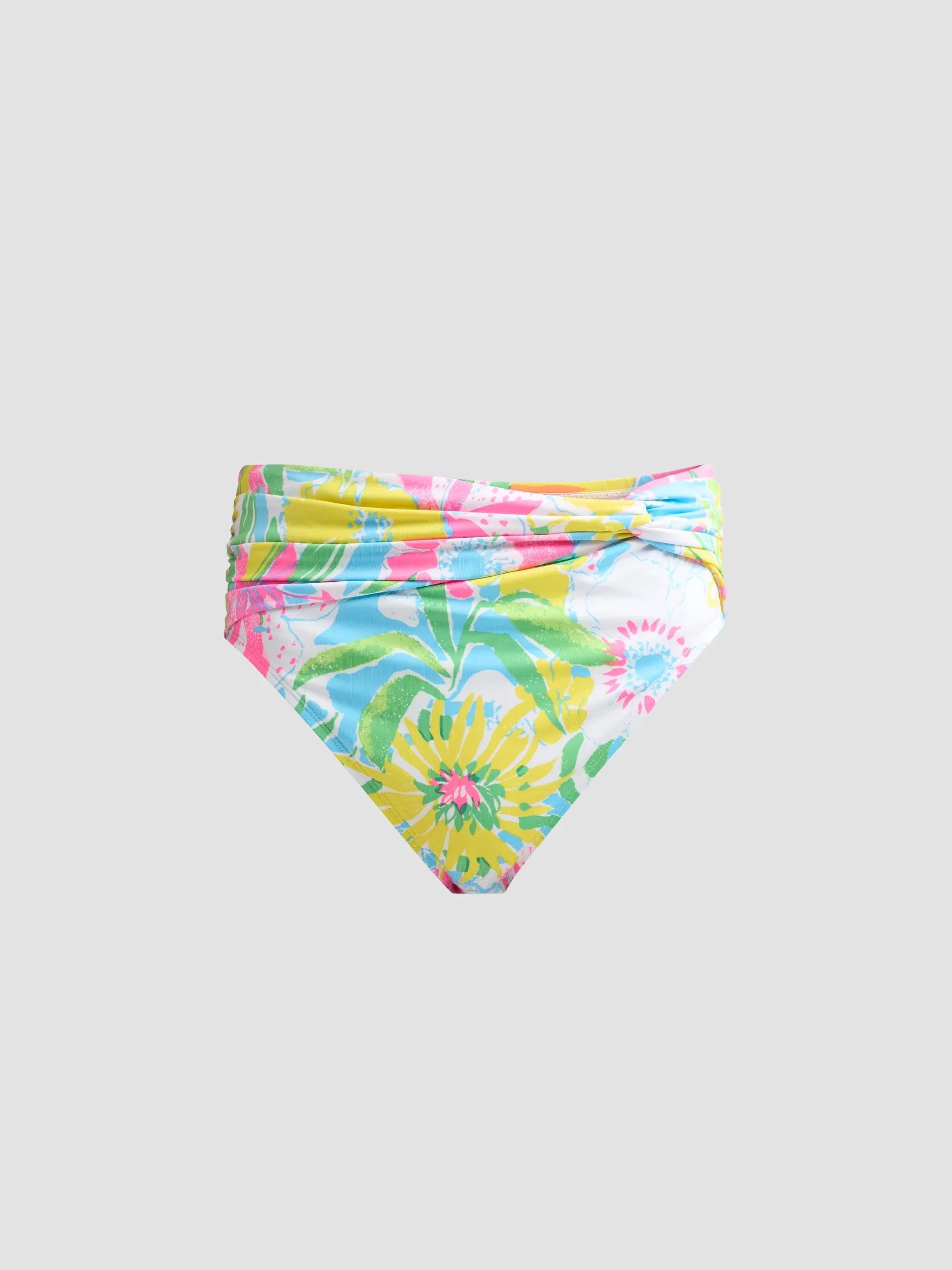 Women's Yarrow High-Waisted Bikini Bottom - Multi Lovely Lilly - 1