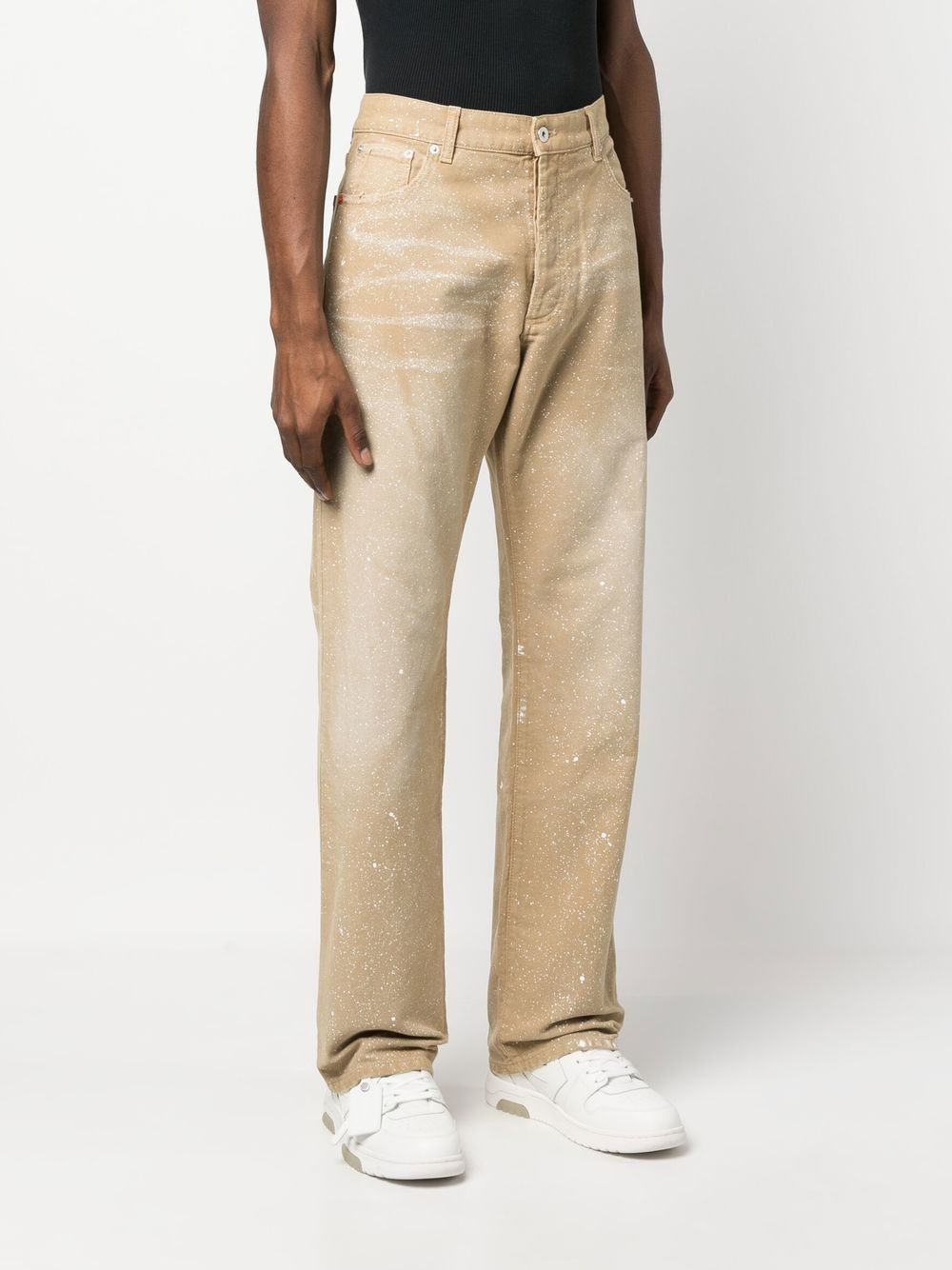 paint-splatter Hammer trousers - 3