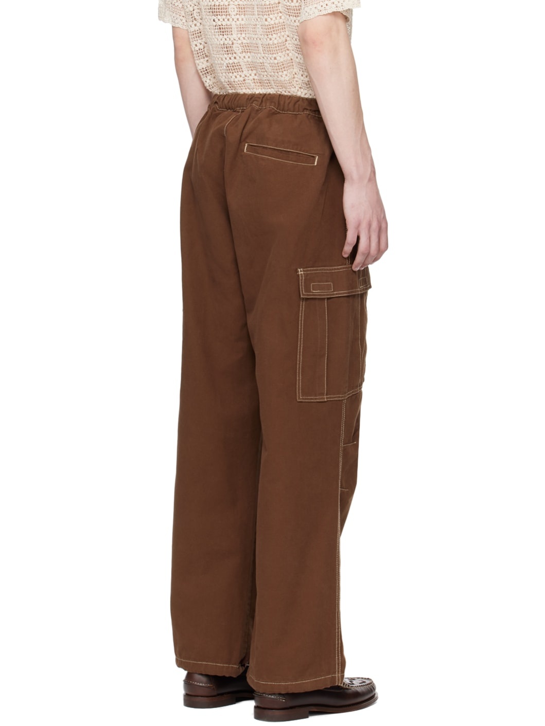 Brown Sasha Cargo Pants - 3