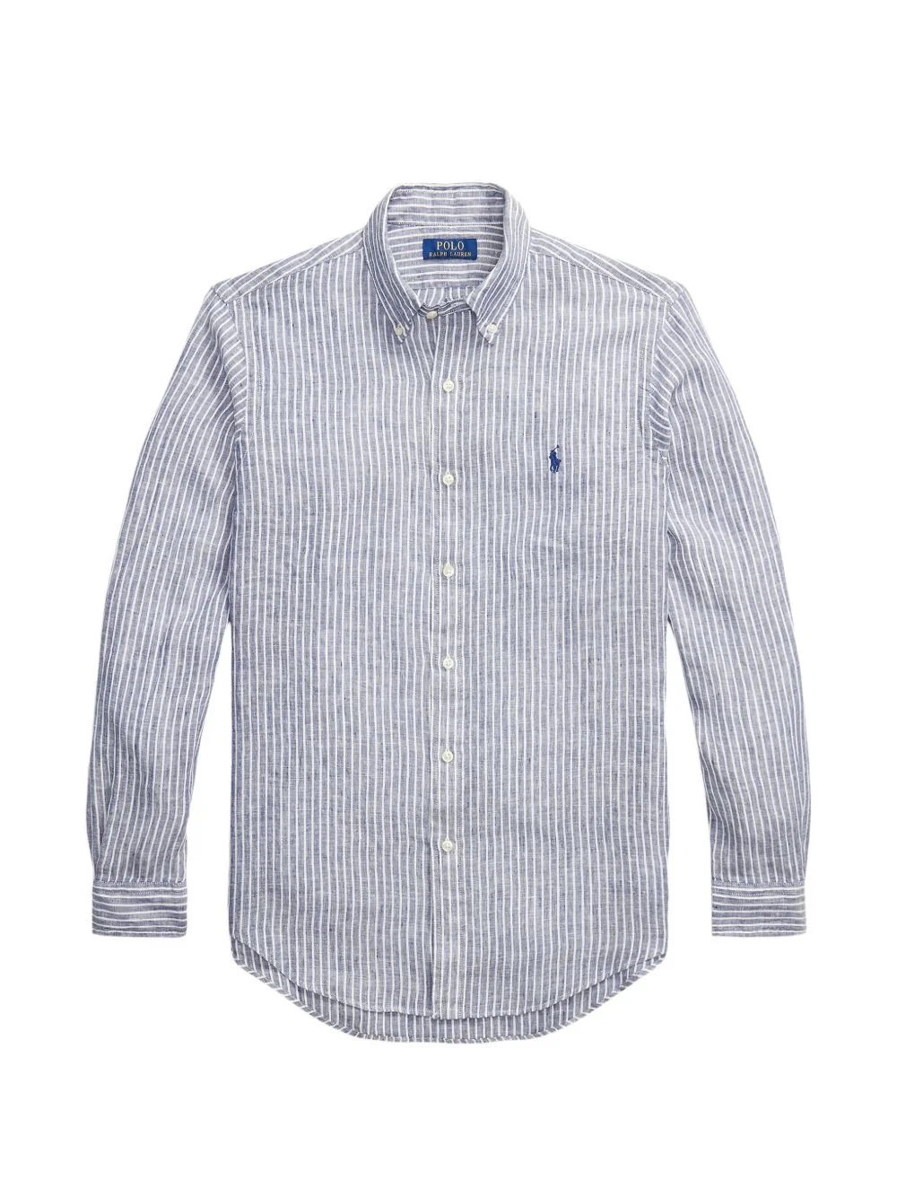 striped linen shirt - 1