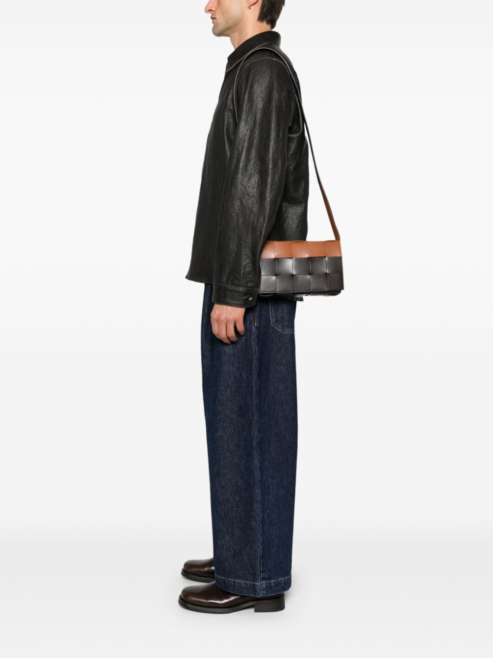 Bottega Veneta Men Handbag With Weaving - 7