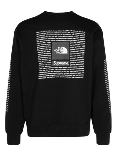 Supreme x The North Face "Black" sweatshirt outlook