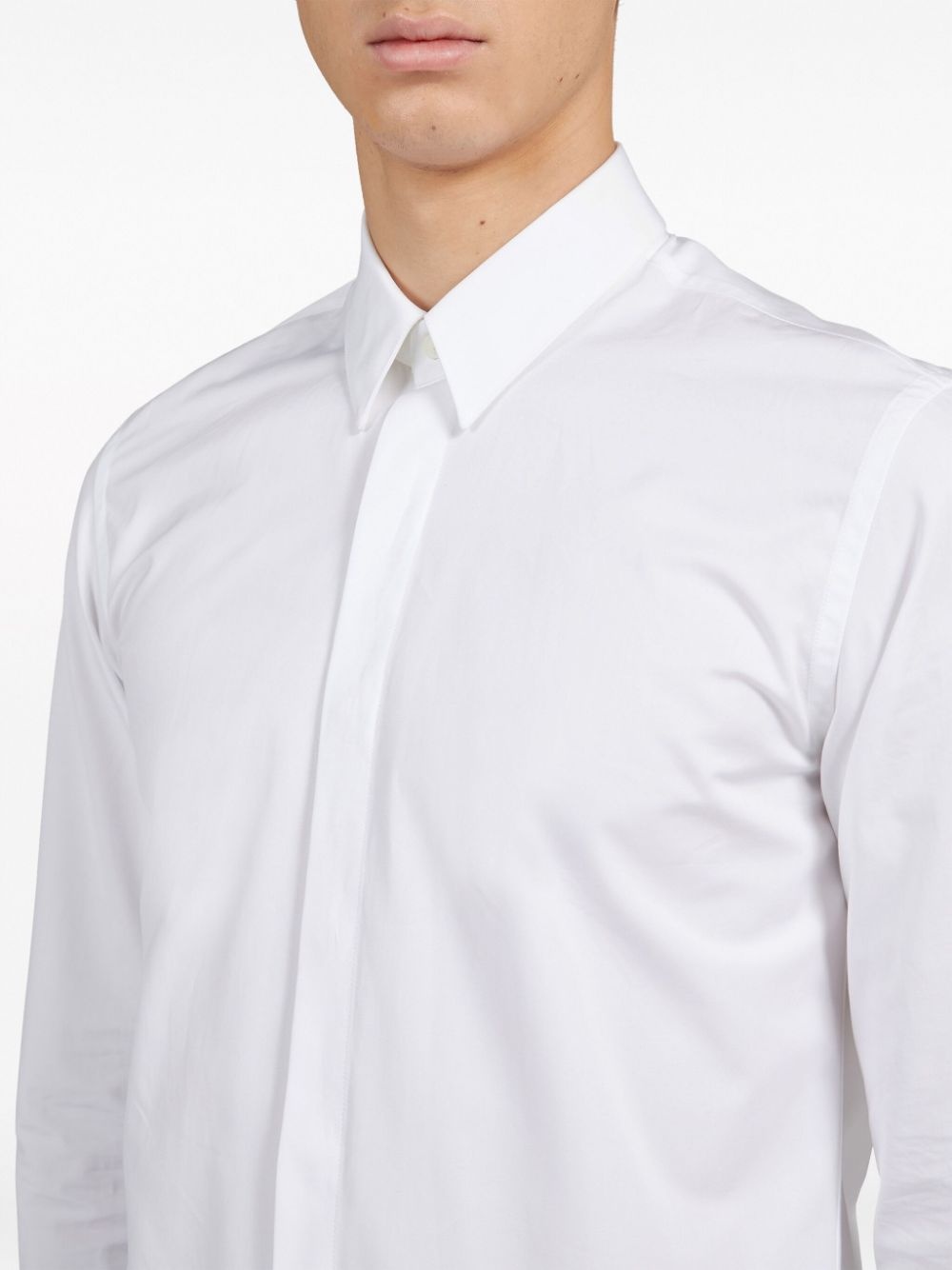button-down cotton shirt - 5