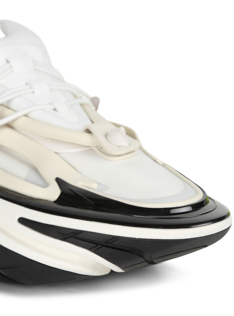Balmain Neoprene and leather Unicorn low-top sneakers outlook