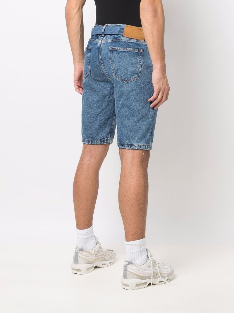 belted denim shorts 4