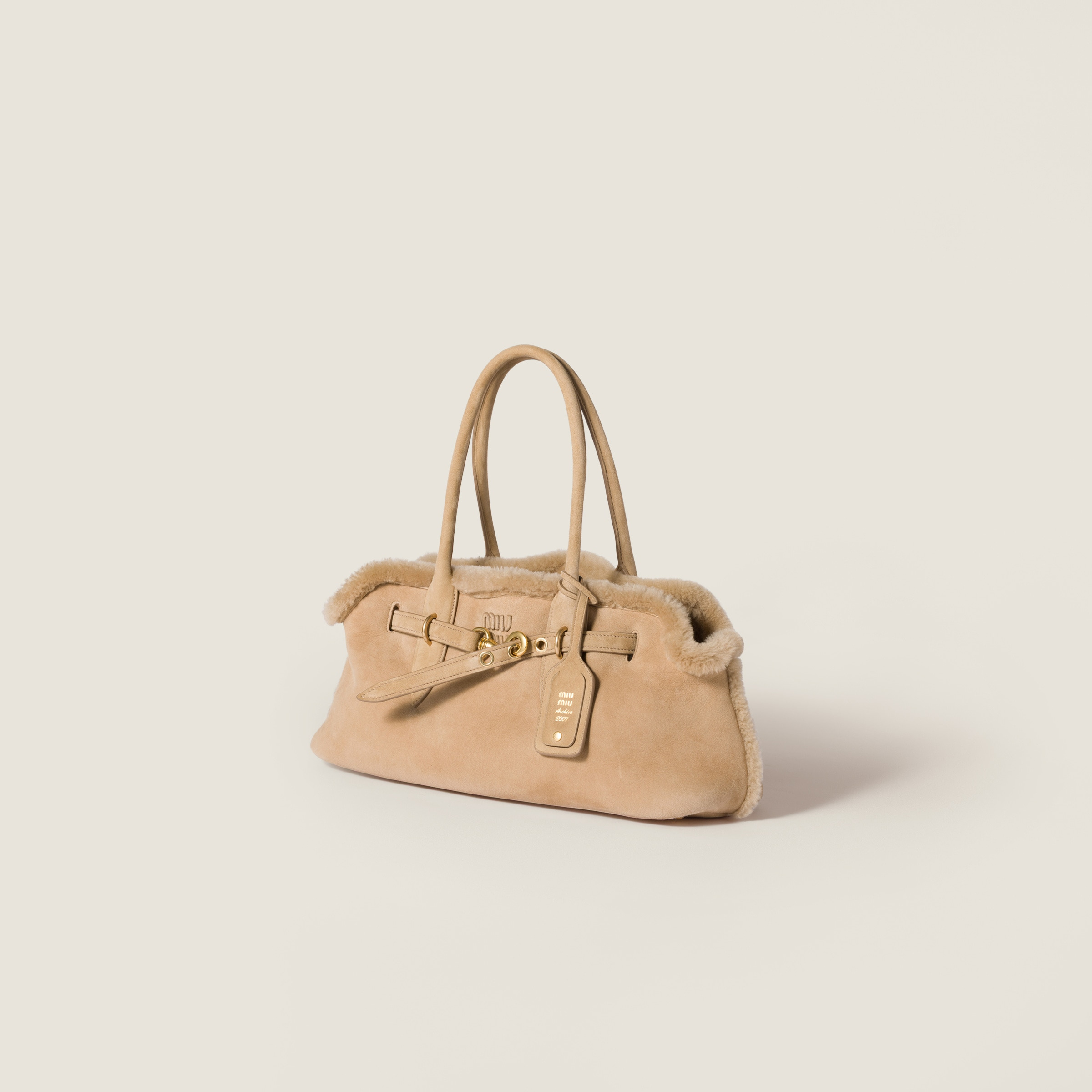 Aventure shearling tote bag - 2