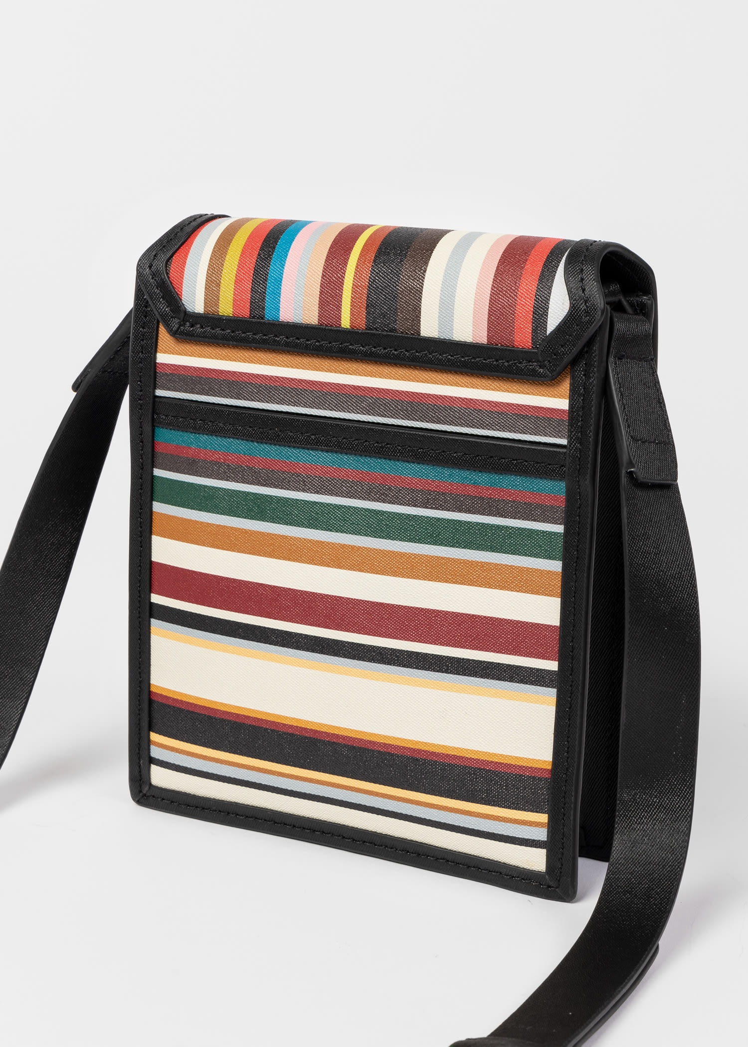 Paul Smith Striped Cotton Messenger Bag - Multicolour