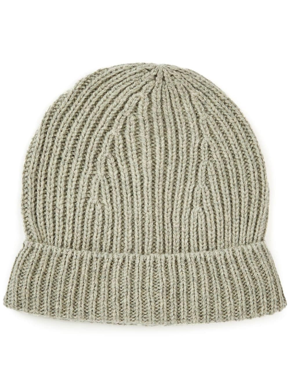 ribbed-knit cashmere beanie - 1