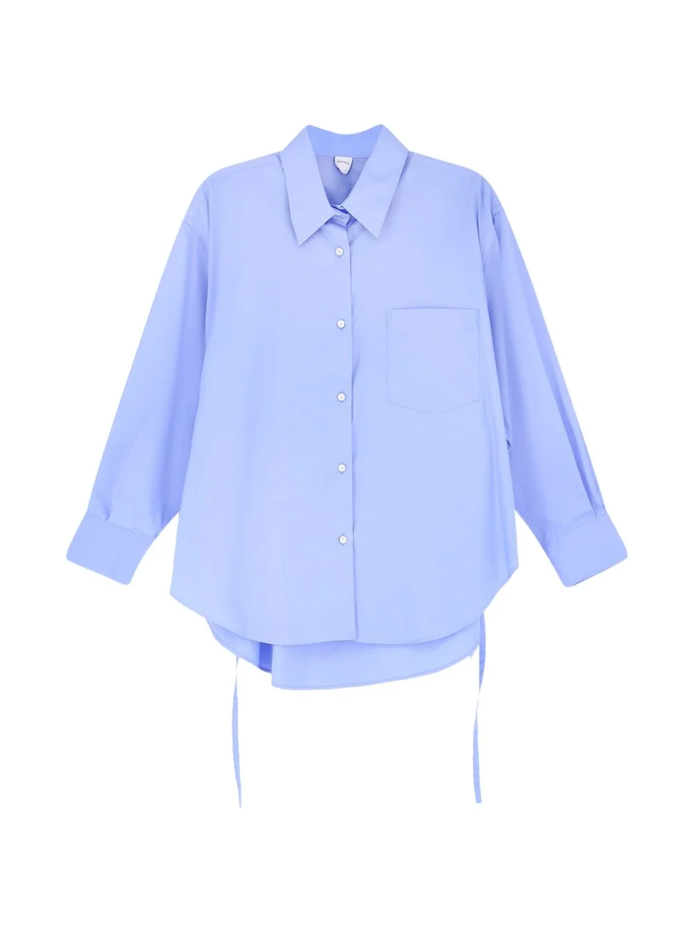 patch pocket cotton shirt - 1