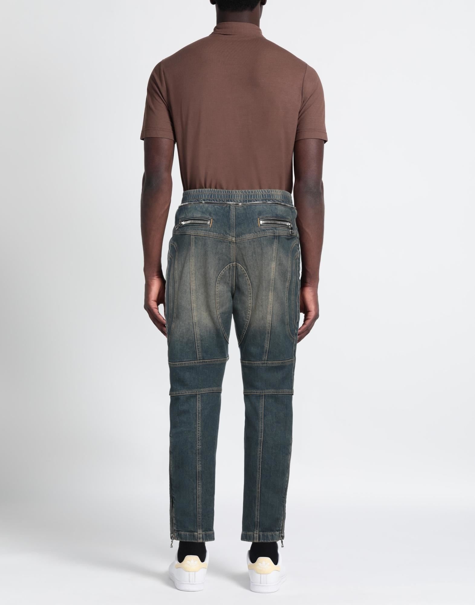 Blue Men's Denim Pants - 3