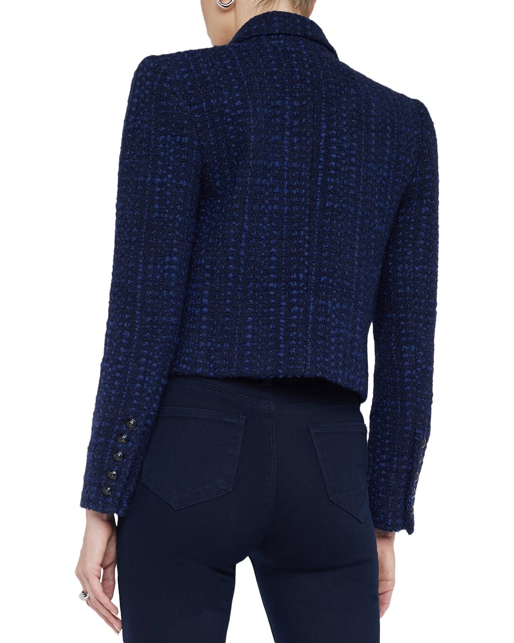 L'AGENCE Lila Boxy Wool-Blend Blazer - 2