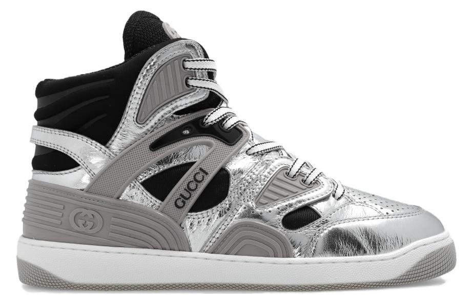 Gucci Basket High 'Silver Black' 724005-AABB8-8142 - 2