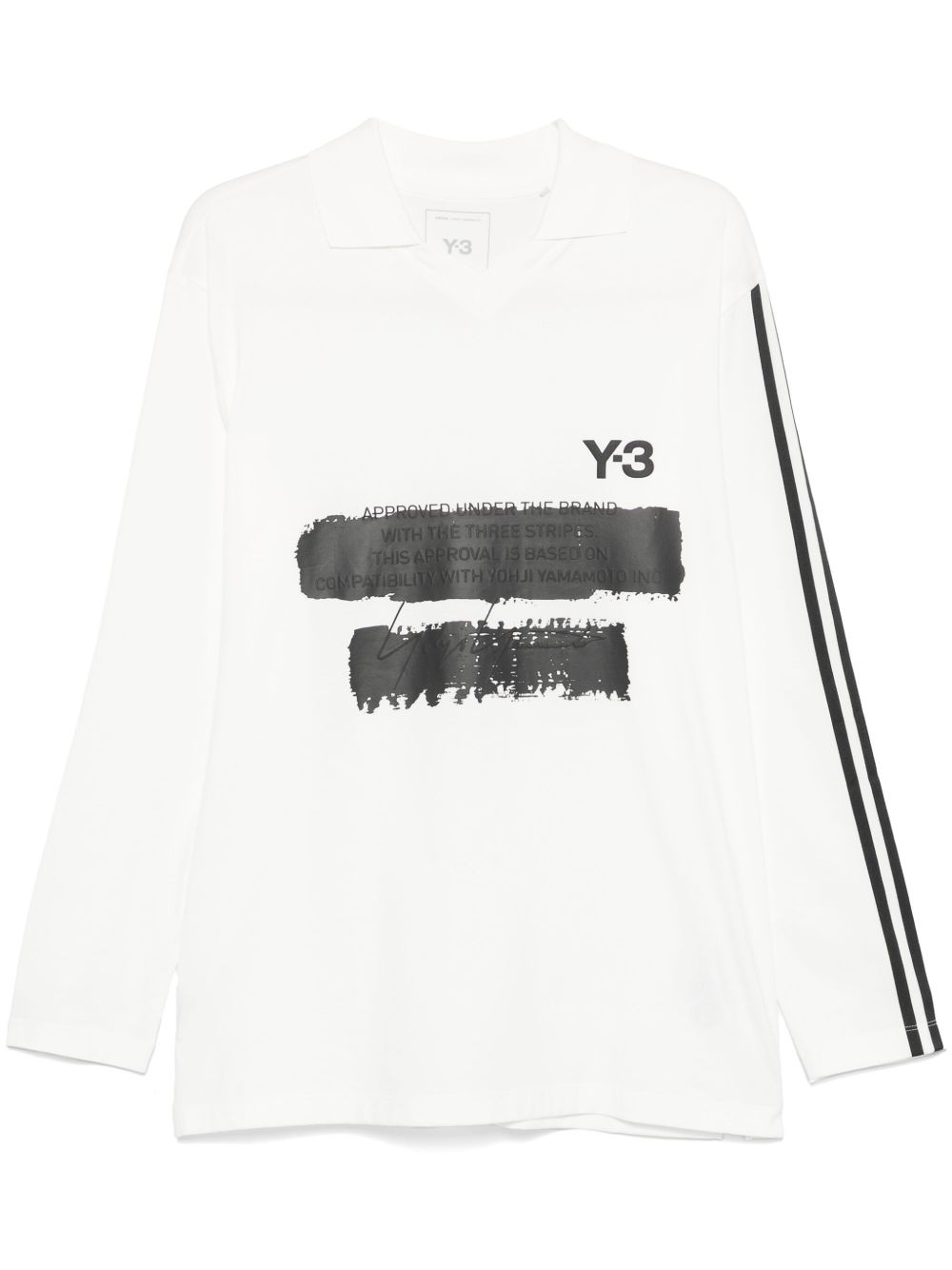 x adidas logo-print polo shirt - 1