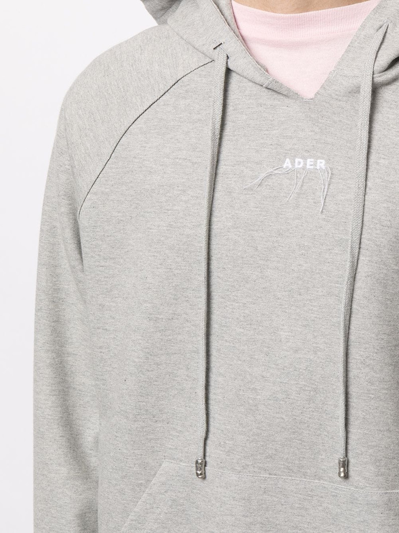 logo-embroidered hoodie 5