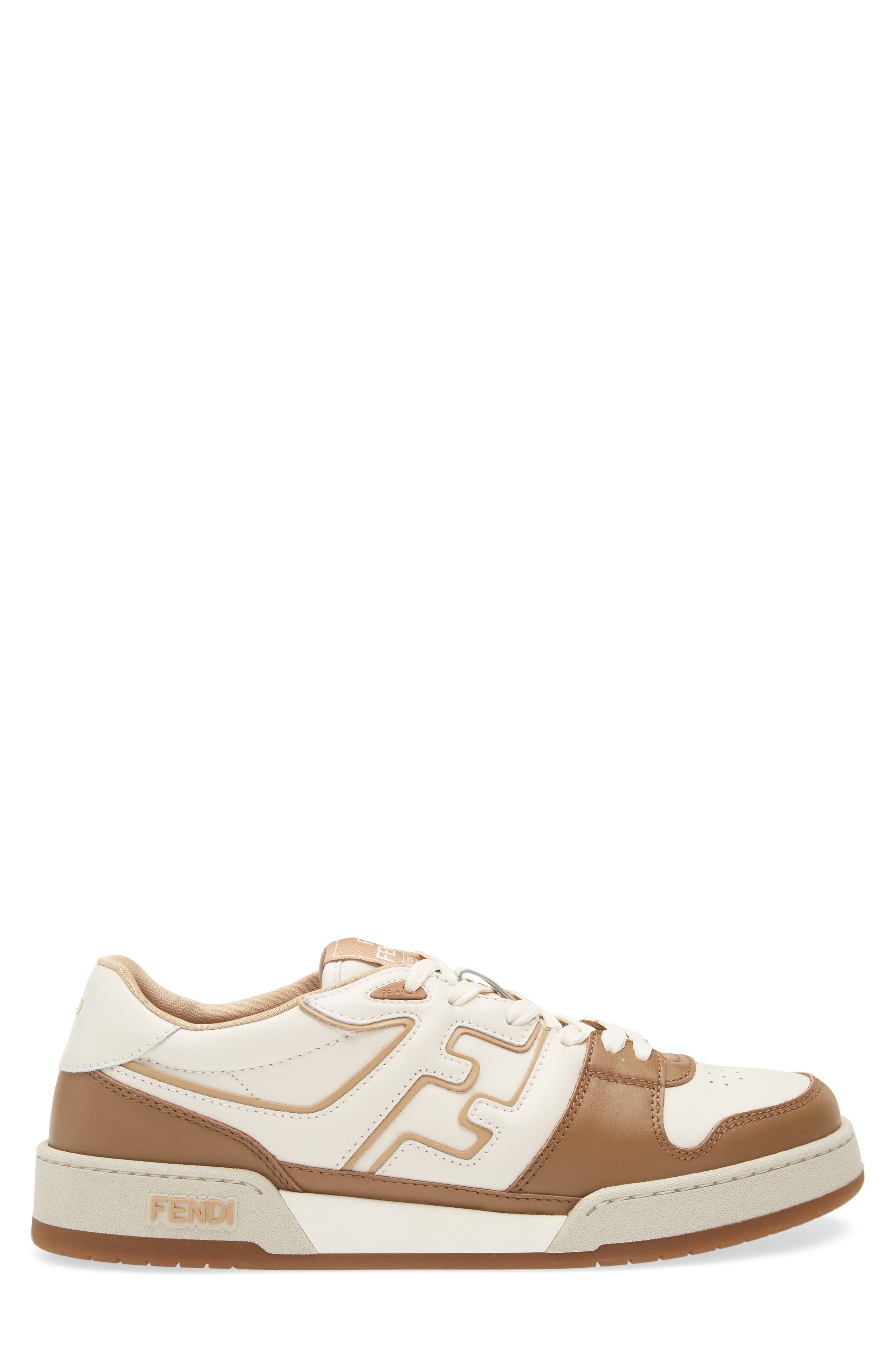 Fendi FF Match Sneaker in Noccio/bian/mou/mou at Nordstrom - 3