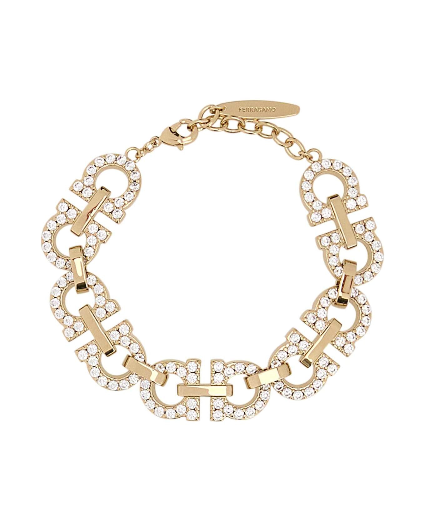 Gold Metal Gancini Bracelet - 1