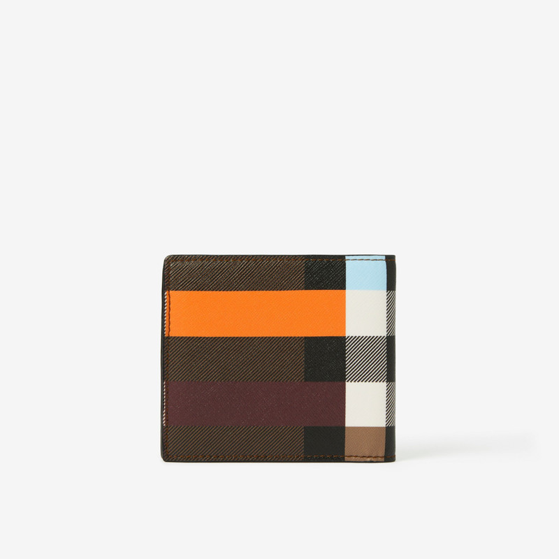 Colour Block Check Bifold Wallet 3