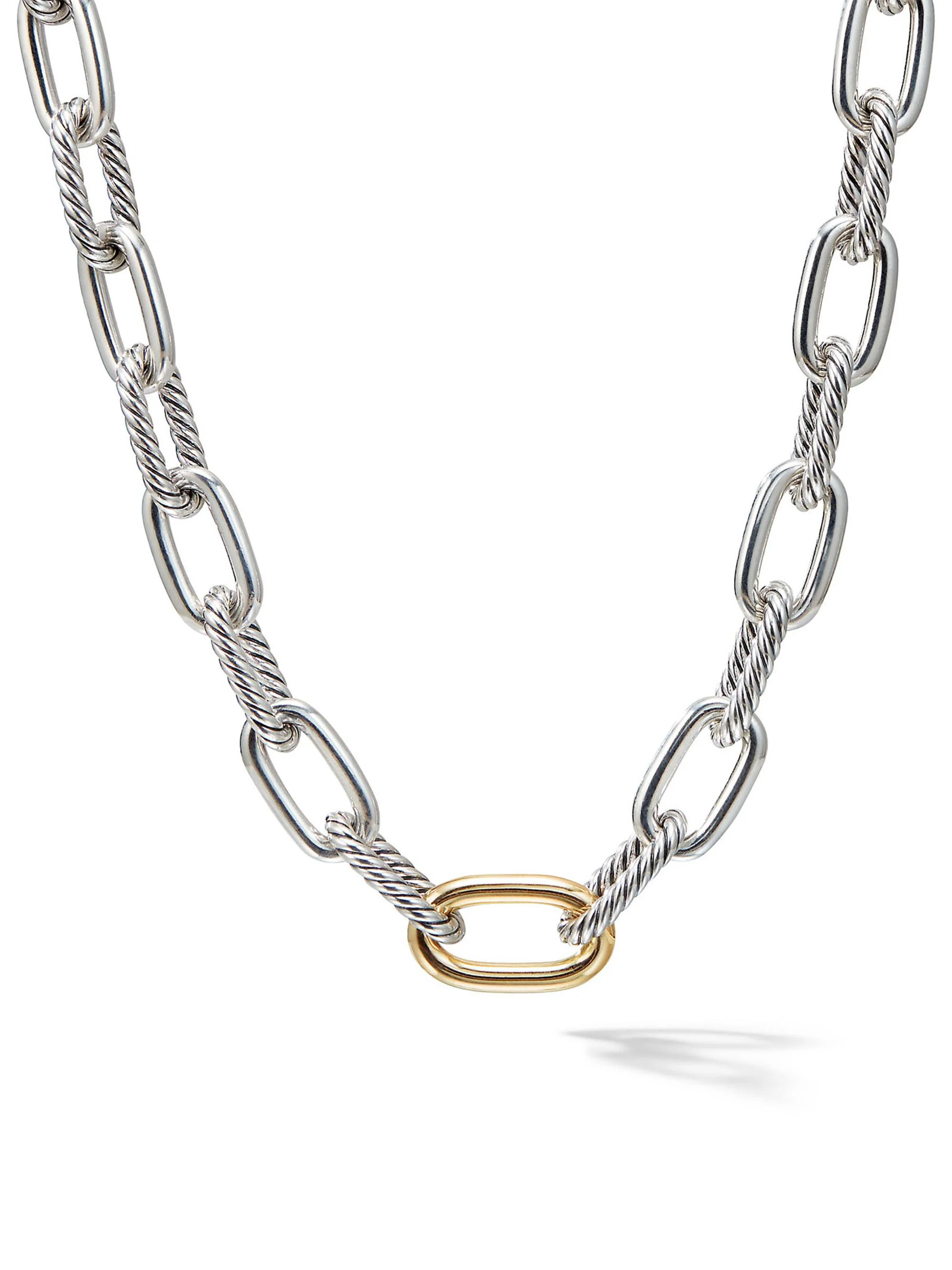 Women's DY Madison Chain Necklace in Sterling Silver - Silver - 1