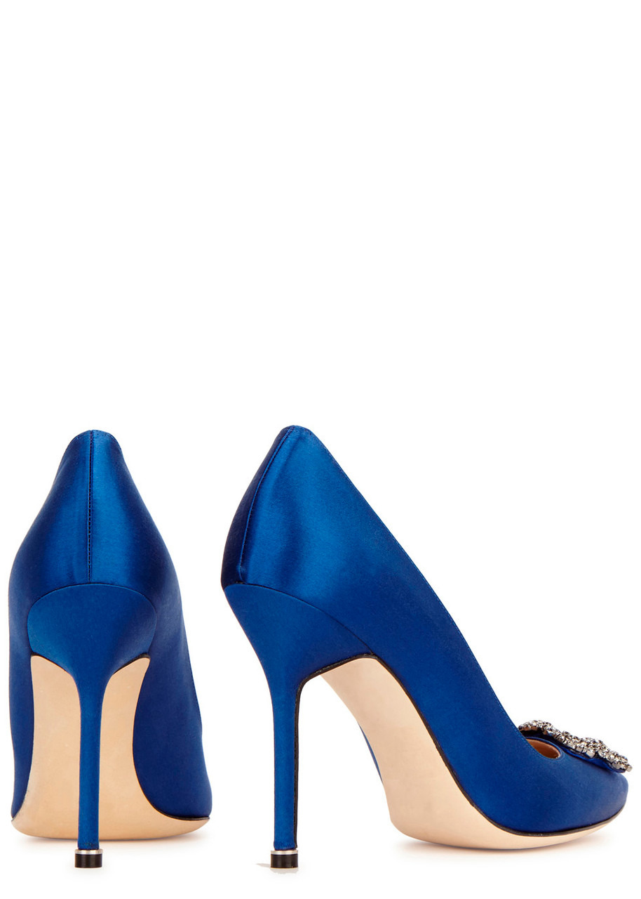 Hangisi 105 silk-satin pumps - 3