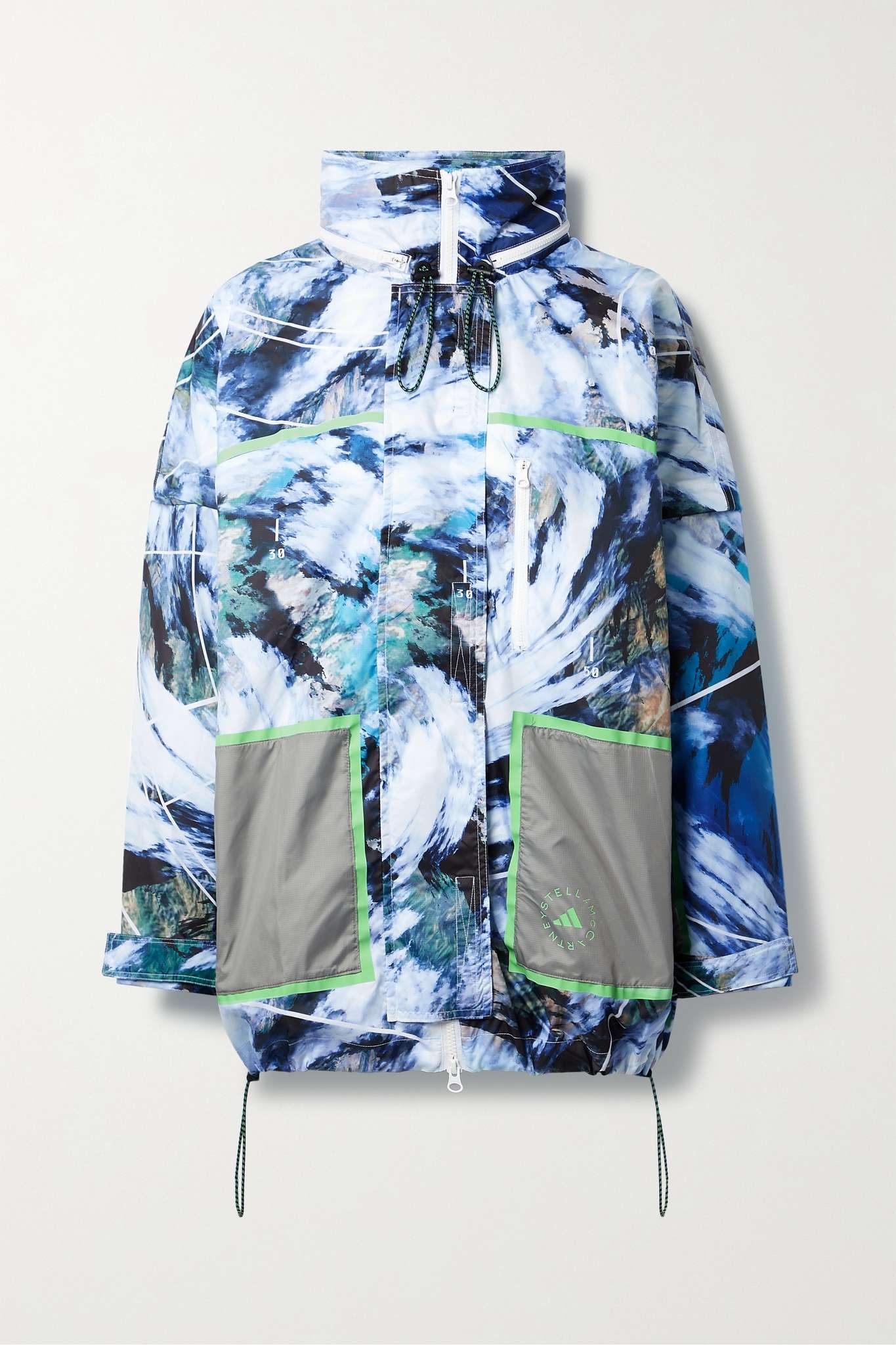 TrueNature convertible printed recycled-ripstop jacket - 1