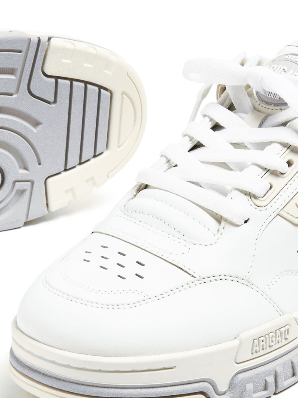 panelled low-top sneakers - 3