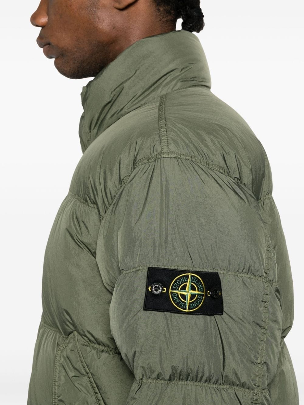 compass-badge puffer jacket - 5