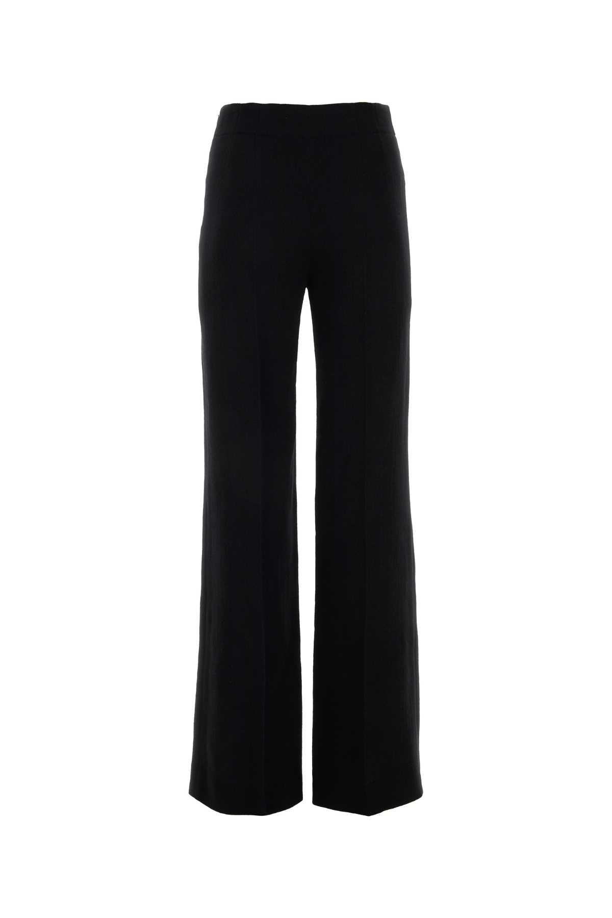 Chloe Women Black Wool Pant - 2