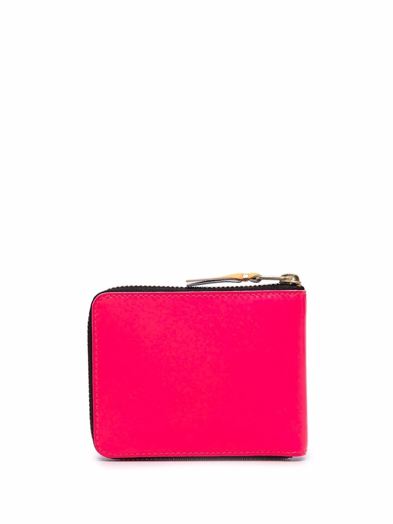 Comme Des Garçons colour-block leather wallet outlook