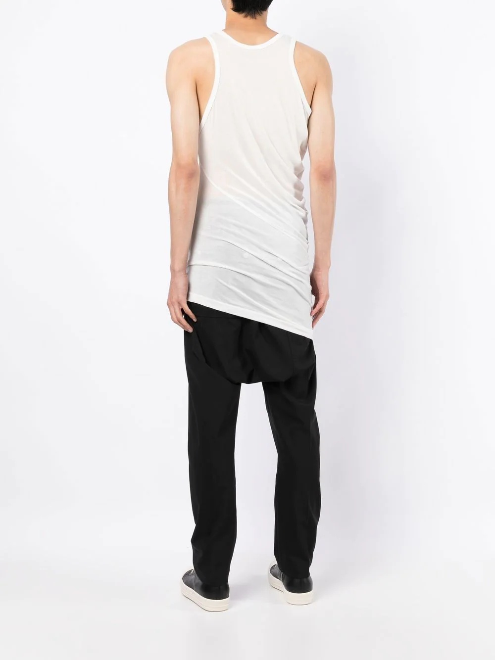 asymmetric-hem vest top - 3