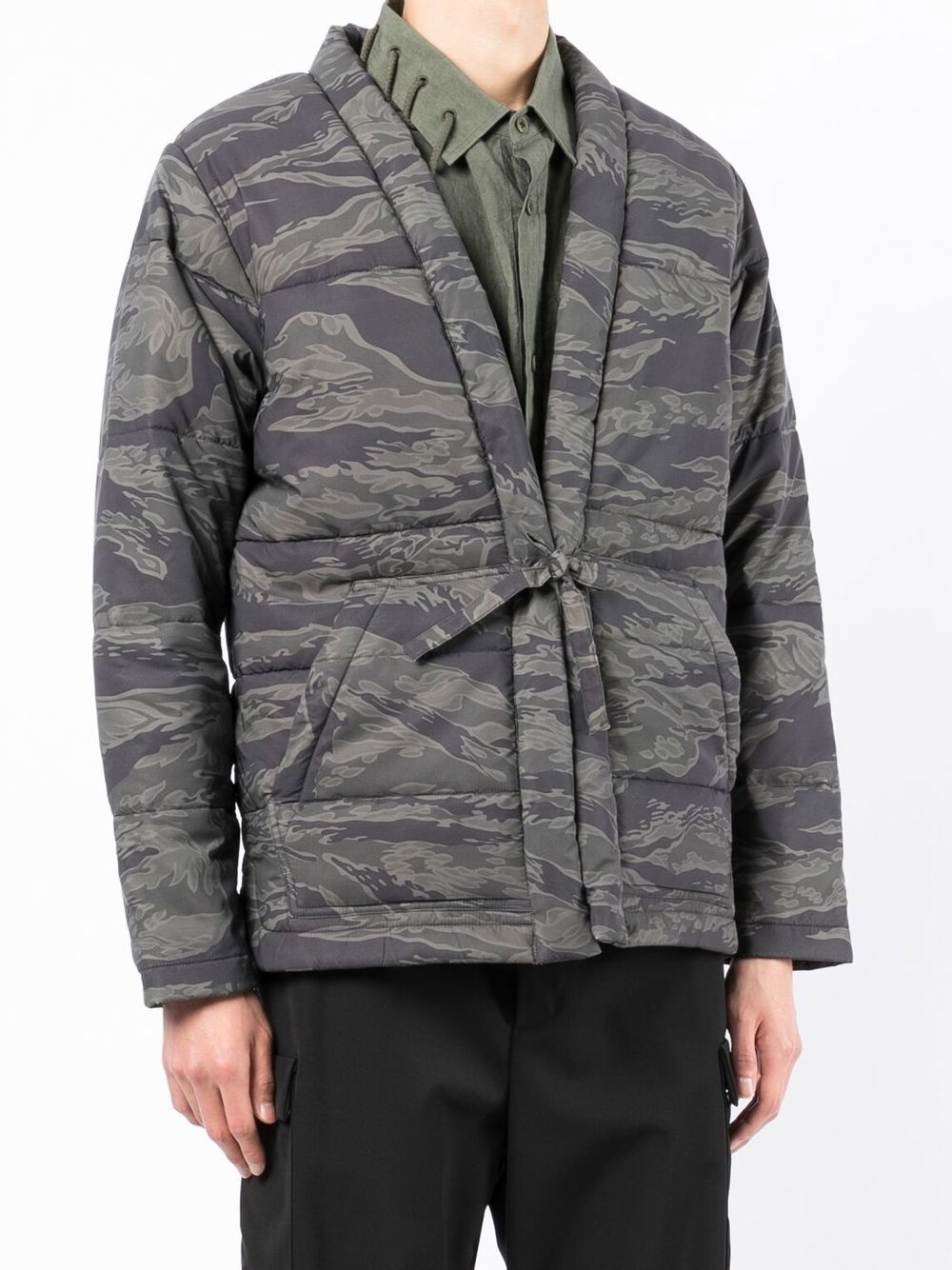 camouflage-print padded jacket - 3