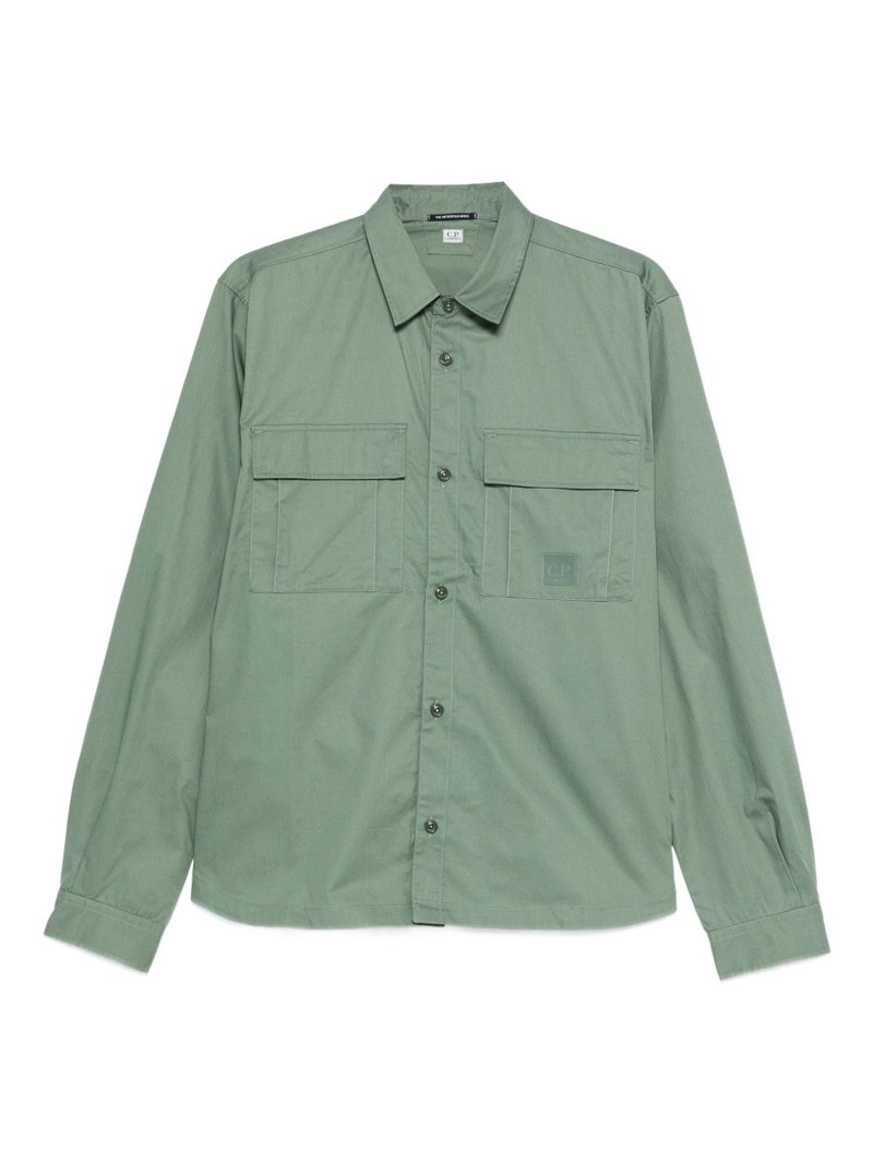 double-pocket cotton shirt 1