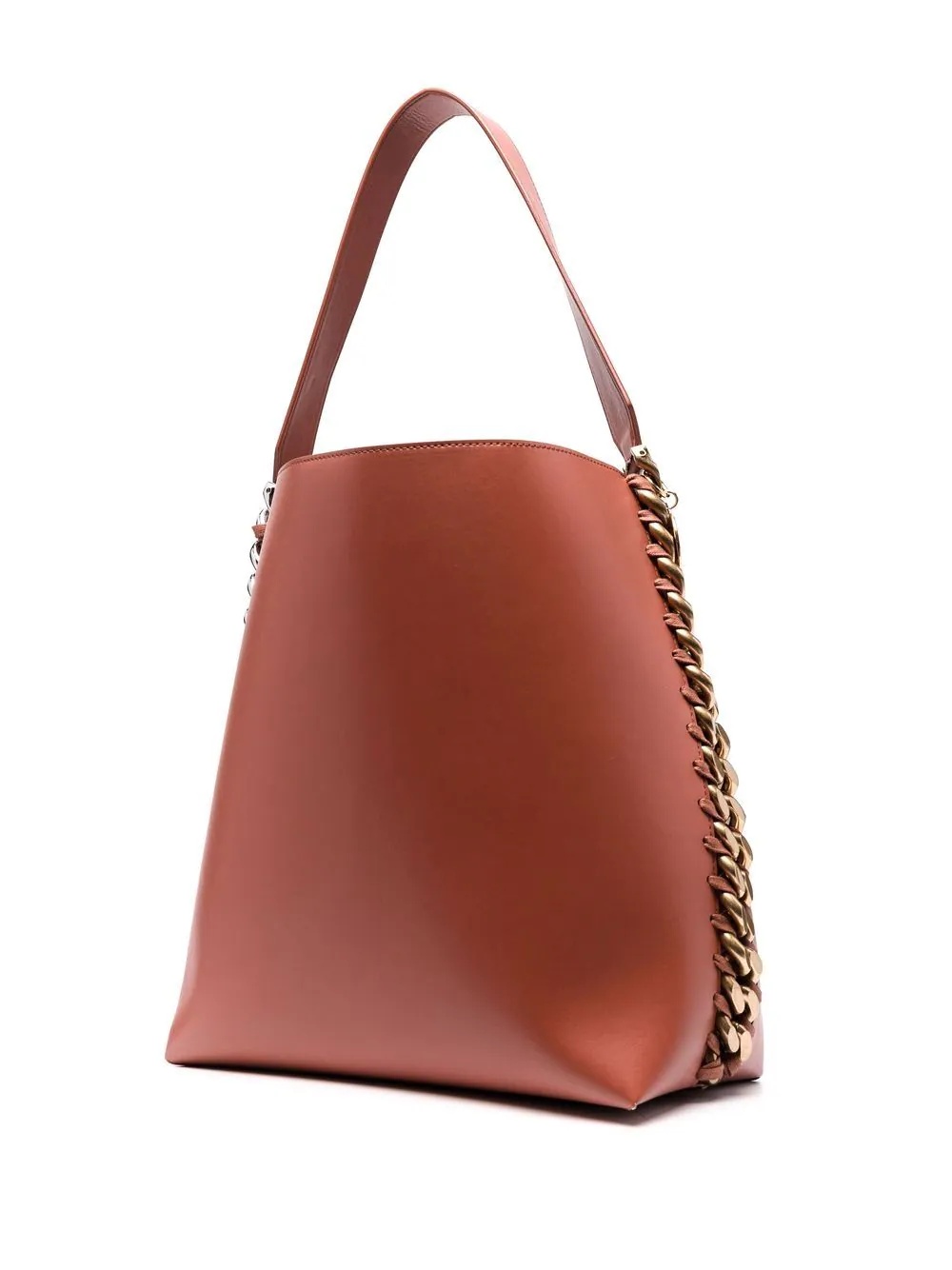 chain-trimmed tote bag - 3